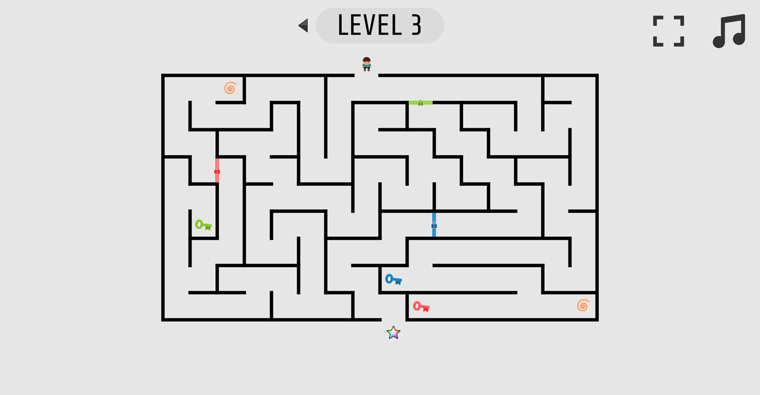  Play Mazes And Keys Game Best Free Online Maze Puzzle Game For Kids