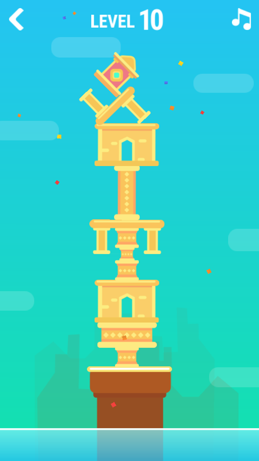 Jeu D'Empilement Tower Stack - Défi Tête-à-Tête, Pour Enfants 8-12 Ans Et Famille, 44 Cartes + 32 Blocs