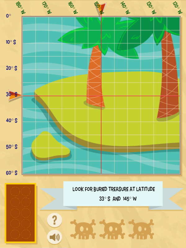 🕹️ Play Treasure Hunt Latitude And Longitude Game: Free Online ...